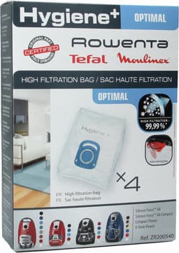 Rowenta- STOFZUIGERZAK Hygiene + - SET 4PCS - ZR200540 — thumbnail 1