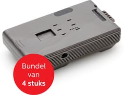 Solis Vervangende Batterij voor Solis Flexi Vac Cleaner 350 - Accu - Alleen Compatibel met de Solis Flexi Vac Cleaner 350 - 4 Pack — thumbnail 1