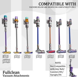 Oneay Combinatiehulpstuk compatibel met Dyson Gen 5 Gen5 V15 V12 V11 V10 V8 V7 stofzuigermondstukken en vervangingsonderdelen. — thumbnail 2