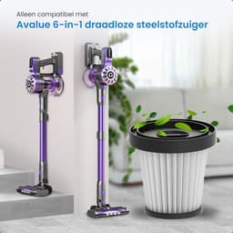 HEPA-filters - Geschikt voor Avalue Steelstofzuiger Draadloos- 3 stuks — thumbnail 4