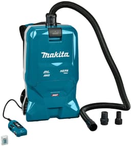 Makita VC012GZ01 Accu rugstofzuiger met machineansluiting + AWS-zender XGT 40V Max Basic Body — thumbnail 1