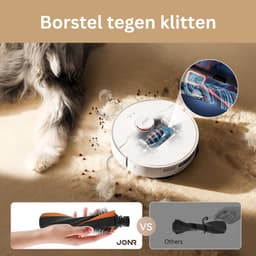 JONR T5 Pro Robotstofzuiger met Uitschuifbare Dweil – 8000Pa Zuigkracht, Automatische Reiniging & Drogen, AI LiDAR Navigatie — thumbnail 4