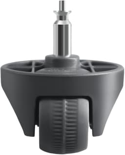 Stofzuiger Zwenkwiel - Reservewiel Robot - Soepel Manoeuvreren - Stevig Materiaal - 5 x 5 x 1 cm - Zwart — thumbnail 1