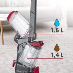 CLEANmaxx Tapijt- en hardvloerreiniger voor het wassen, opfrissen en zuigen van tapijten, legwaren, bruggen, vloermatten en lopers, reinigingssysteem met tril- en zijborstels — thumbnail 4
