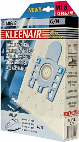 Kleenair Microvezel stofzuigerzakken - Langdurig zuigvermogen - 5-lagen systeem - 4 zakken + 1 filter — thumbnail 3