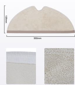 RedPine Wasbare Dweildoeken geschikt voor Roborock Q8 Max, Q7 Max, S6 serie dweilpads vervanging — thumbnail 3