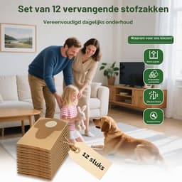 12 stofzuigerzakken voor Parkside PWD 25 PWD 30 PNTS 1400 1500 A1 A2 B1 B2 B3 C1 C4 D1 E2 — thumbnail 5