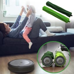 Set van 4 Rubber Borstels voor Robotstofzuiger — thumbnail 3