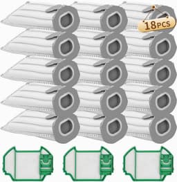 Stofzuigerzakken, 15 stofzakken geschikt voor de Vorwerk Kobold VK7 FP7, 3 HEPA-filters — thumbnail 1