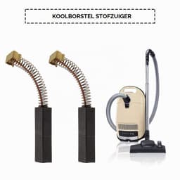 Koolborstelset - 4 stuks - 30 x 11 x 6 mm - voor Miele S200/S300/S500 — thumbnail 2