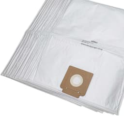 vhbw 50 stuks stofzakken, compatibel met Kärcher T17/1, T12/1, T15/1 stofzuigers – 40 cm x 24 cm, wit — thumbnail 3