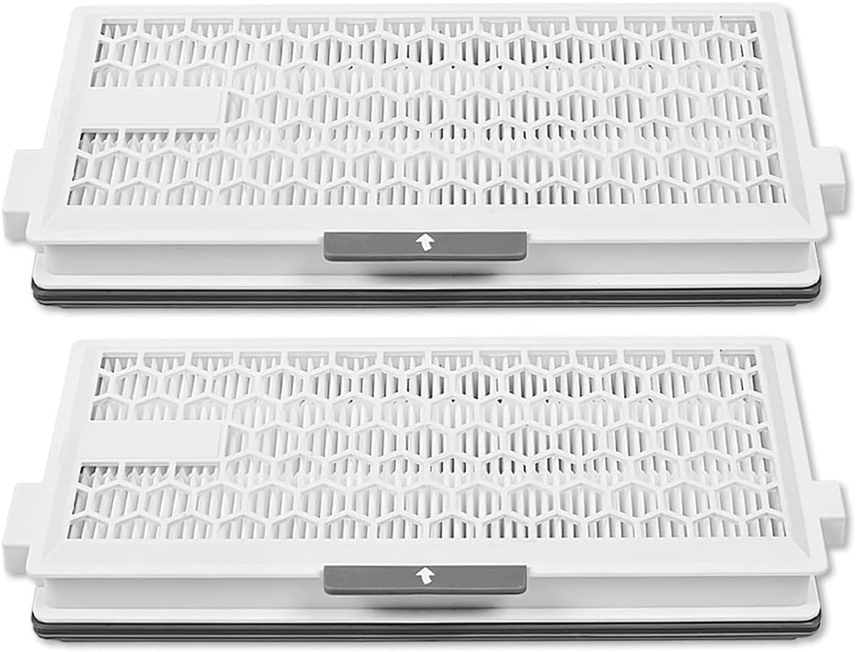 2 stuks geschikt voor HEPA Airclean Plus 50 filters - geschikt voor Miele Complete C3 Powerline - S8340 stofzuigerfilters - Air Clean SF-HA 50 voor Complete C2 C3 Compact C1 C2 - stofzuigerreserveonderdelen accessoires van — afbeelding 1