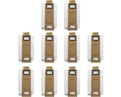 10 stofzakken geschikt geschikt voor Roborock S7 T7 T7S T7plus T7Splus S7Max S70 S75 vervangende stofzuigerzakken accessoires