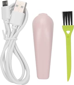 Mini Stofzuiger - Draagbare Reiniger - Bureau Schoonmaken - Geluidsarme Werking - 16 cm - Roze — thumbnail 3