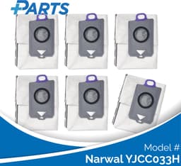 Narwal YJCC033H Stofzakken (6 Stuks, Plus.Parts® alternatief voor CP-PJ-A00129-00-00) — thumbnail 1