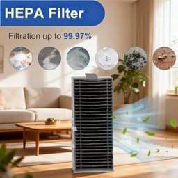 15-delige accessoireset voor Ecovacs Deebot X11 OmniCyclone/X11 Pro/X11 - 1 hoofdborstel, 2 wieltjes, 6 zijborstels, 4 HEPA-filters, 1 reinigingsborstel, 1 schroevendraaier - PromoHome — thumbnail 4