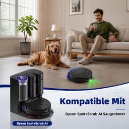 Dailygoods- Accessoires voor Dyson Spot + Scrub AI - 16 Stuks - Hoofdborstel - Rolmoppen - HEPA-filters - Zijborstels - Premium Kwaliteit - Robotstofzuiger — thumbnail 3