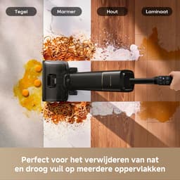 Dreame G12 Pro Flex Wet and Dry Stofzuiger - Stofzuigen en dweilen tegelijk - Zelfreinigend en -drogend - Huisdierenhaar - Anti-klit - Onder meubels 180° - Lichtgewicht - Geur- en streepvrij - Dubbele randreiniging — thumbnail 4
