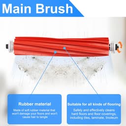 Dailygoods- Accessoirekit Hoogwaardige Onderdelen - Hoofdborstel - HEPA Filters - Mop Pads - Zijborstels - Stofzakken - Compatibel met Roborock Qrevo S/Pro/MaxV/Plus - Robotstofzuigeronderdelen — thumbnail 4