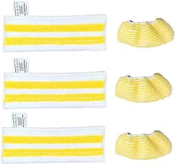 Stoomreiniger Accessoires - 3 Stuks Doekstrips en 3 Stuks Doekhoezen, Compatibel met Duitse Karcher SC1/SC2/SC3/SC4/SC5/SV7 — thumbnail 1