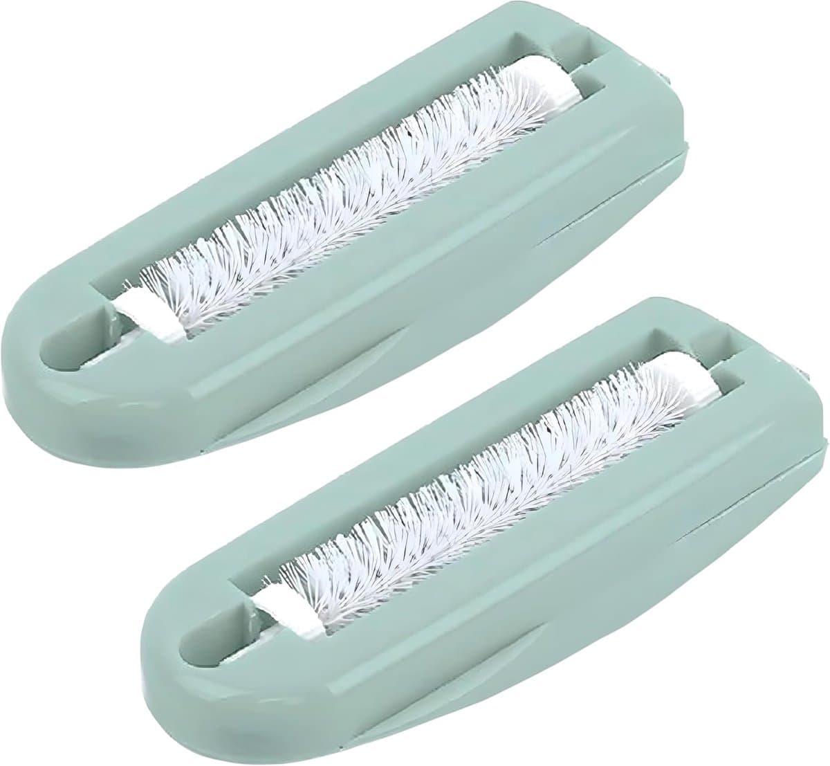 Kruimelborstels Set - Reinigingsborstels - Kleine schoonmaak - Draagbaar ontwerp - 2 stuks - Willekeurige kleur — afbeelding 1