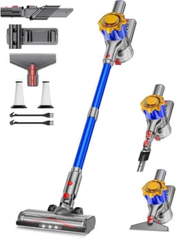 Krachtige Draadloze Steelstofzuiger 600W Hoge Zuigkracht — thumbnail 1