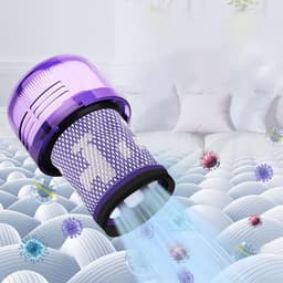 Geschikt voor Dyson V12 Detect Slim Absolute 3 HEPA-filters, vervangingsfilteraccessoires Geschikt voor Dyson V12 stofzuigers, wasbaar. — thumbnail 4