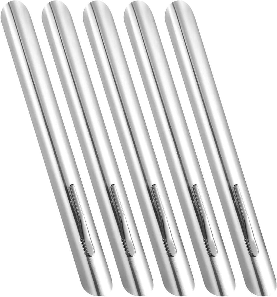 Kruimelveger 5-delig - Tafelreiniger - Snel Tafel Schoonmaken - Ergonomisch Handvat - 15 cm - Zilver — afbeelding 1