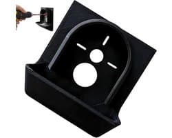 Stofvanger Boor - Puinverzamelaar - Schoon Boren - Snelle Installatie - 9x8x4cm - Zwart