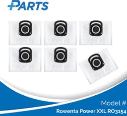 Rowenta Power XXL RO3154 Stofzakken (6 Stuks, Plus.Parts® alternatief voor ZR200540) — thumbnail 1