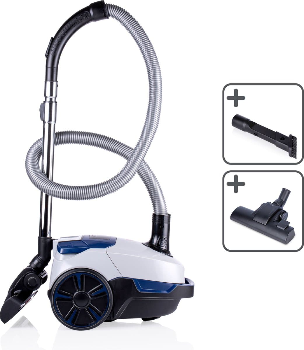 Dirt Devil Stofzuiger met Zak DD2002 - Vacuum Cleaner met HEPA 10 Filter - Stofzuiger met Combiborstel en Kierenzuigmond 800W - Wit — afbeelding 1