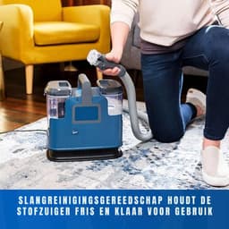 Thuys – Draagbare Vlekkenreiniger – Tapijtreiniger – Vlekkenreiniger – Blauw – ‎34cm x 23cm x 36cm — thumbnail 2