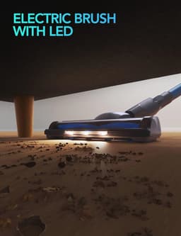 Draadloze Stofzuiger 4 in 1 met 23000PA Zuigkracht en LED Verlichting - 200W Lichtgewicht Handstofzuiger voor Harde Vloeren en Tapijt — thumbnail 5