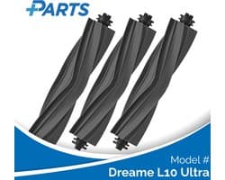 Dreame L10 Ultra Borstels (3 Stuks, Plus.Parts® alternatief voor RMSRB0)
