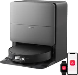 Roborock Saros 20 Sonic–Robotstofzuiger Met Dweilfunctie-VibraRise 5.0 dweilsysteem 4000 Trillingen/min-Digitale motor 36000 Pa&dubbel antiklitsysteem-AdaptiLift Chassis 3.0-Reactieve AI 3.0 obstakelherkenning-Pakt moeiteloos dikke tapijten aan,Zwart — thumbnail 1