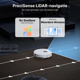 Roborock Q10 PF+ - Robotstofzuiger met dweilfunctie-10000Pa-Dubbele anti-klit - automatisch wissen-LiDAR-navigatie - 8 mm automatisch liftend mopsysteem - verboden zone - S8+/Q8 Max+ upgrade (Q10 X5+) — thumbnail 2