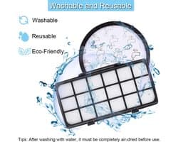 HEPA filter & Motor filter - geschikt voor Rowenta Silence Force Cyclonic X-Treme Power RO7611 RO7634 RO7623 & ZR903701 filtersysteem - geschikt voor Rowenta steelstofzuiger - Wit