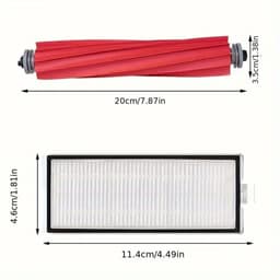 gescht voor Xiaomi Roborock Q7 Max Q7 Max+ Q7 Plus T8 Hepa Filter Hoofdborstel Zijborstel Mopdoek Robot Stofzuiger Onderdelen — thumbnail 4