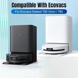 PromoHome 17-delige geschikt voor Ecovacs Deebot T80 Omni/T80 - Complete onderhoudskit met hoofdborstel, dweilroller, zijborstels, HEPA-filters en stofzakken — thumbnail 4