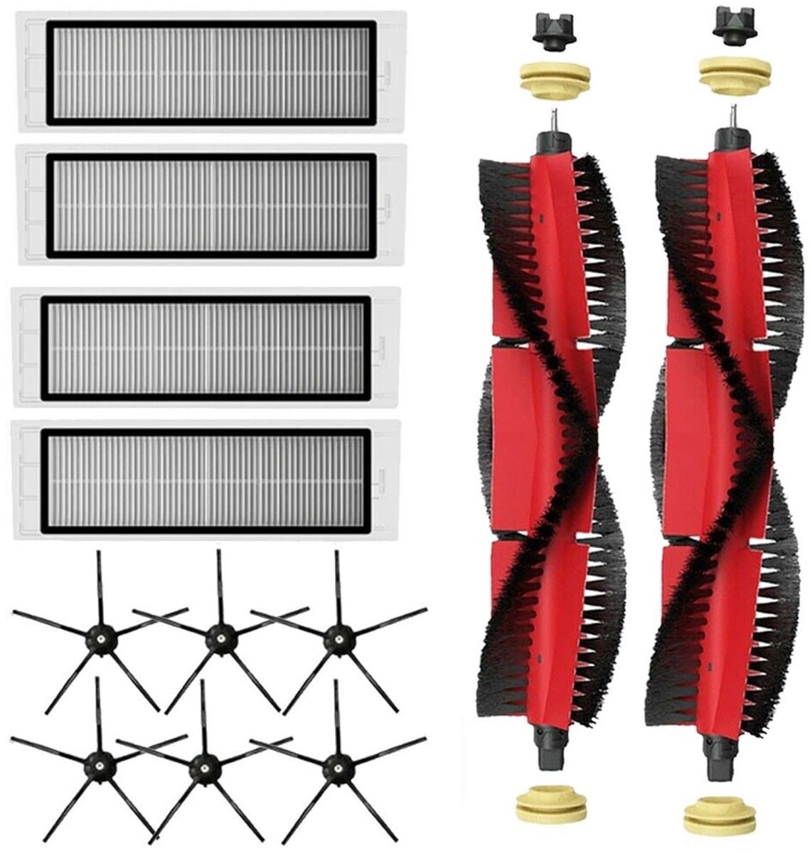 Geschikt voor Dweildoekfilter Zijborstel Onderdeel Geschikt voor Roborock S6 S5 MAX S60 S65 S50 S55 T6 — afbeelding 1