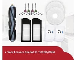 Onderdelen geschikt voor Ecovacs Deebot X1 (Turbo) en T10 - 11-delig