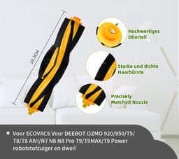 Replacements® Onderdelen set geschikt voor Ecovacs Deebot Ozmo 920 / 950 / 700 / 750 / T5 / T8 / N8 / T9 - 10-delig — thumbnail 4