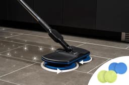 Hyundai Electronics - Electric Feather light spinning mop - Mop set van 4 stuks — thumbnail 1