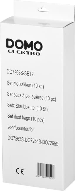 DOMO DO7263S-SET2 - Stofzuigerzakken - 10 stuks — thumbnail 3