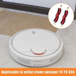 2 Stuks Vervangende Roller Borstel, Onderdelen Roller Borstels, Hoofdborstel Gescht voor S5 S5 Max S6 S6 Pure S6 MaxV S7 E2 E3 E4 E5 T4 T6 P5 T7 T7 Pro S50 S51 S55 — thumbnail 2