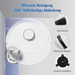 25-delige accessoireset voor robotstofzuiger - hoofdborstel, stofzakken, dweilpads, HEPA-filters, zijborstels, reinigingsborstel, schroevendraaier. — thumbnail 5