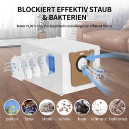Cosensi - Accessoireset 20 stuks Dreame L20 Ultra - dweilpad stofzak hoofdborstel zijborstels filter reinigingsborstel reserveonderdelen — thumbnail 5
