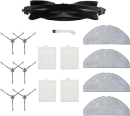 16 stuks robotstofzuiger accessoires - Geschikt voor Eufy G50 Hybrid (SES) - L60 Hybrid (SES) - L60 - L60 SES - L50 - L50 SES - Onderdelen - voor robotstofzuiger - met reinigingsborstel - Vervangingsonderdelen — thumbnail 1