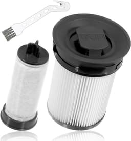 Replacements® – 4 fijnstoffilters en krabber voor Miele Triflex HX1, vervangt 11289902 / 11385020 / HX‑FSF — thumbnail 2
