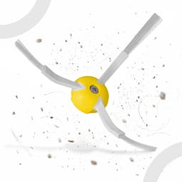 2x Zijborstel voor iRobot Roomba 876 Stofzuigerrobot - Vervangend Onderdeel — thumbnail 3